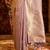 Lavender woven zari banarasi saree