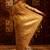 Mustard woven zari banarasi saree
