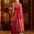 Purple woven zari banarasi saree