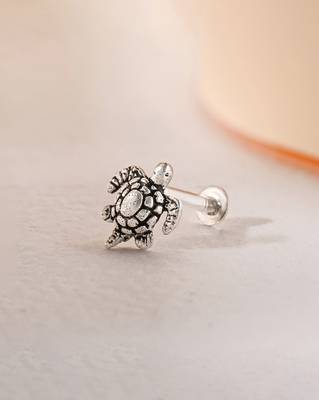Fortune tortoise nose pin 1