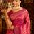 Purple woven zari banarasi saree