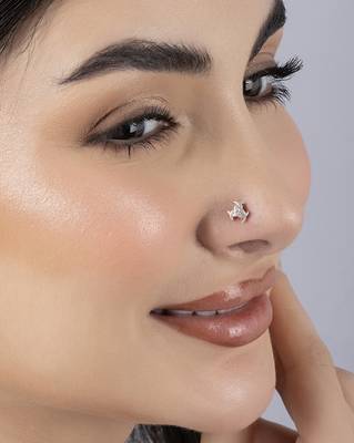 Criss cross nose pin 3