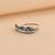 Silver leaf nose pin