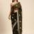 Mahendi embroidered ethnic saree