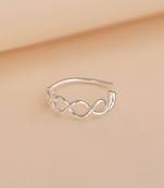 Circular criss cross nose pin