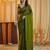 Mahendi women mahendi solid silk blend saree