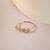 Rhombus stone nose pin