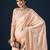 Peach embellished satin sarees