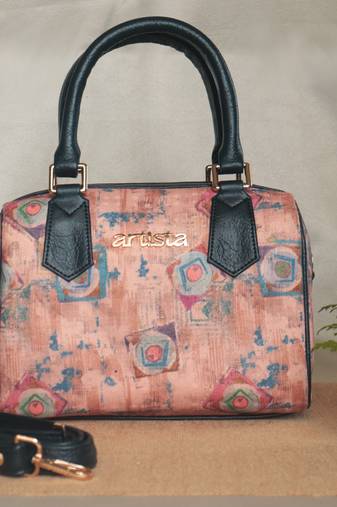 Coral hues mini duffel
