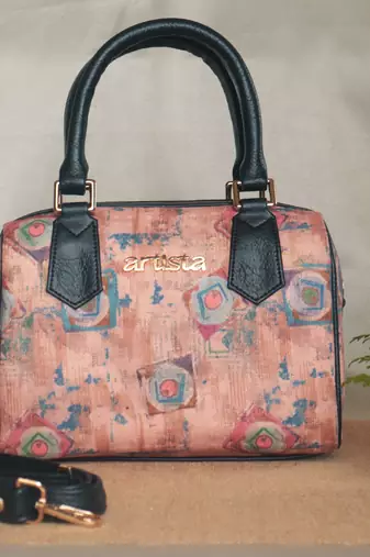 Coral hues mini duffel