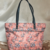 Coral hues tote