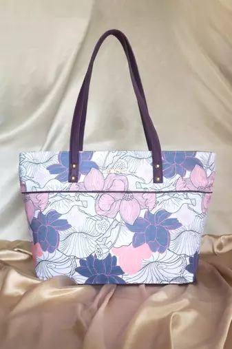 Vivid violet tote