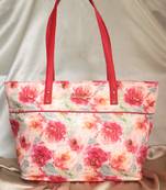 Red carnations tote