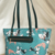 Teal envy tote