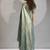 Ice blue handwork zarkan border work silk party wear saree