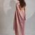 Pink handwork zarkan border work silk party wear saree