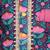 Blue printed cotton silk kurta pyjama