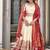 off white tussar Silk Lehenga Choli with Prints & Foil Work 