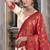 off white tussar Silk Lehenga Choli with Prints & Foil Work 