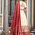 off white tussar Silk Lehenga Choli with Prints & Foil Work 