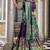 purple tussar Silk Lehenga Choli with Prints & Foil Work 