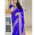 Pink color silk blend saree with blouse