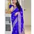 Pink color silk blend saree with blouse