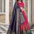 pink tussar Silk Lehenga Choli with Prints & Foil Work 