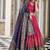 pink tussar Silk Lehenga Choli with Prints & Foil Work 