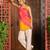 Rani Yellow Bandhej Kurta Set Party Wear Kurta With Bottom