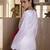 White Color Cord Set Party Wear Cord Set With Leheriya Strip