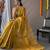 Golden Shimmering Tissue silk blend Saree 
