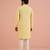 Men's yellow embroidered kurta