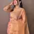 Light Pink Shimmering Tissue silk blend Saree 