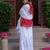 Bandhani Print Red Kurta Set With Bottom Wedding Wear Dress Festival Wear Kurta Set 