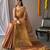 Pinkish Brown Shimmering Tissue silk blend Saree 