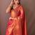 Pink Shimmering Tissue silk blend Saree 