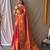 Pink Shimmering Tissue silk blend Saree 
