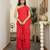 Lorient Red Color Red One Shoulder Kurta Set With Potli Party Wear Dress 