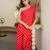 Lorient Red Color Red One Shoulder Kurta Set With Potli Party Wear Dress 