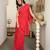 Lorient Red Color Red One Shoulder Kurta Set With Potli Party Wear Dress 