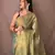 Light Green Shimmering Tissue silk blend Saree 