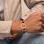 Facetted black onyx guriji bracelet