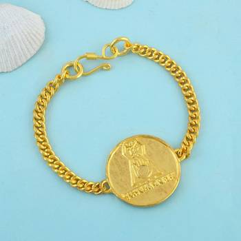 Jain goldplated namokar navkar mantra bracelet 1