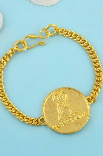 Jain goldplated namokar navkar mantra bracelet