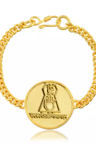 Jain goldplated namokar navkar mantra bracelet