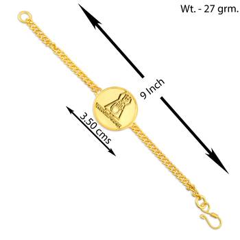 Jain goldplated namokar navkar mantra bracelet 4