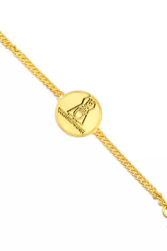 Jain goldplated namokar navkar mantra bracelet