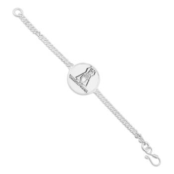 Jain silver plated namokar navkar mantra bracelet 4