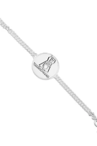 Jain silver plated namokar navkar mantra bracelet